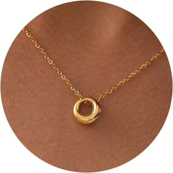 Jewelry - Gold Necklace for Women-14k Gold Plated Infinity Necklace Star Of David Necklace